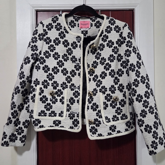 Kate Spade Spade Tweed Jacket, Sz 2 - Picture 6 of 9